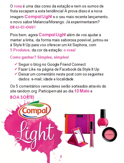 Passatempo Compal Light E Sephora Style It Up